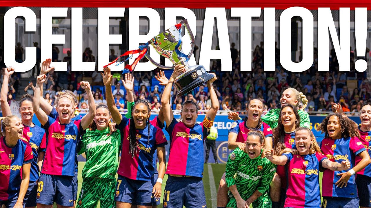 FC BARCELONA WOMEN CELEBRATE LIGA F TITLE WITH FANS  | CHAMPIONS!!! 🏆 🔵🔴