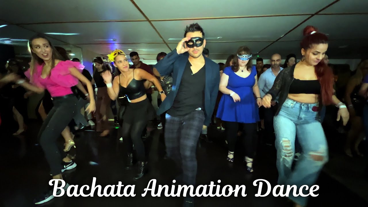 Bachata Animation Dance by Juan Soto at Salsa & Bachata Boat Party in London.