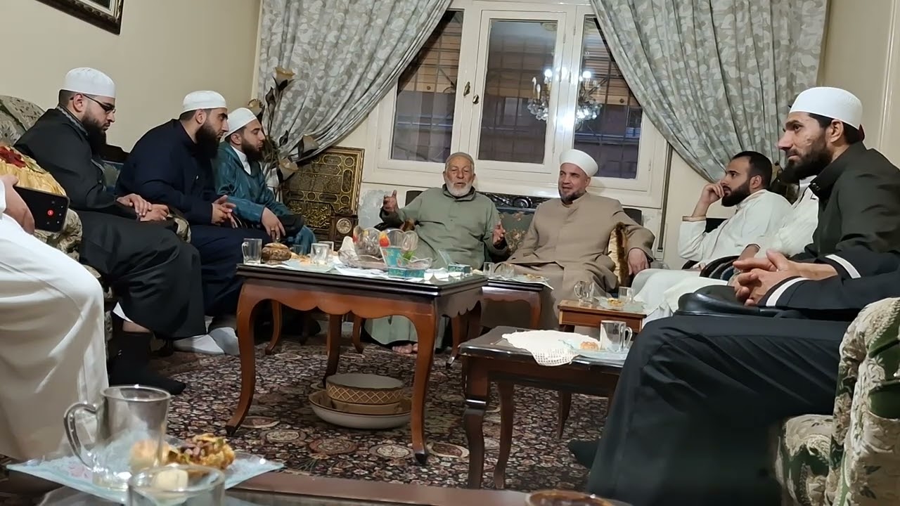 كلما قلت بقربي تنطفي نيران قلبي | زيارة الشيخ حسان الهندي إلى الشيخ محمد أديب عضيم 