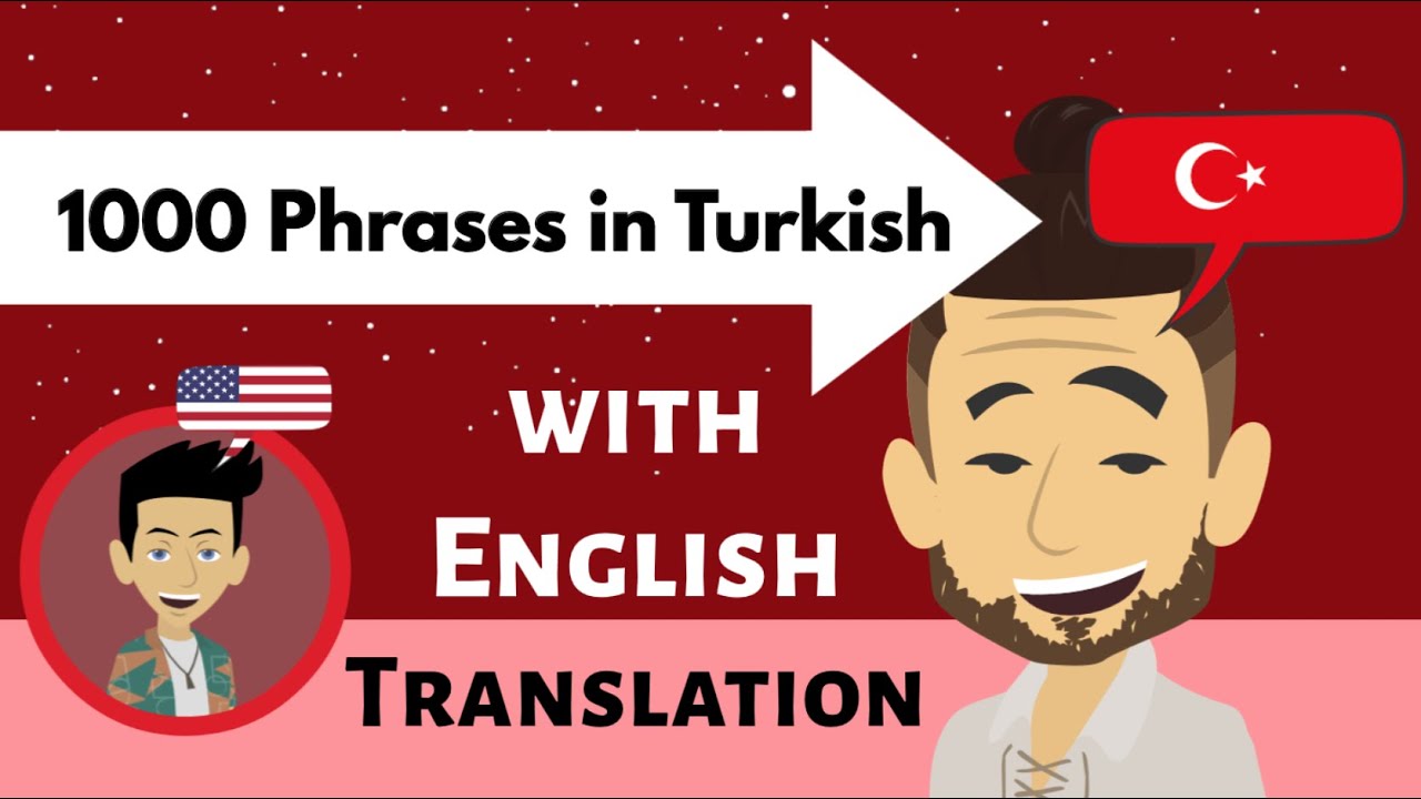 1000 Short TURKISH Phrases - Speak like a Native - IMPROVE your VOCABULARY