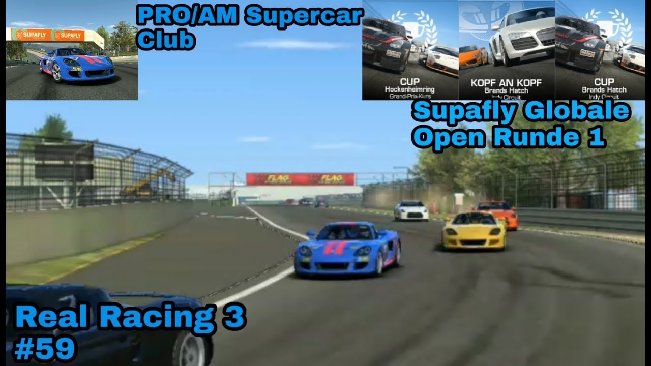 Der Supafly Globale Open Runde 1 Event in der Supercar Club Serie/Real Racing 3 #59 (1/2) Halbfinale