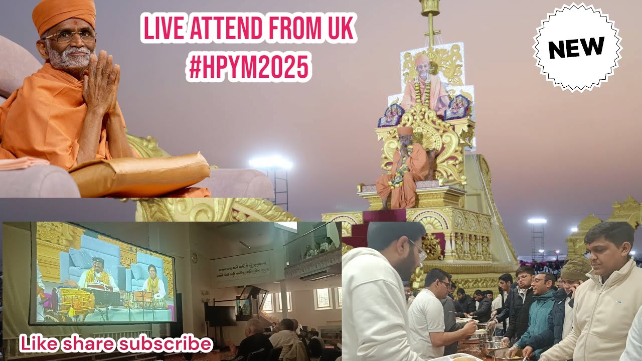 HPYM2025 | LIVE FROM UK | LADU - KAHAMAN - DAL RICE | #hariprabodham
