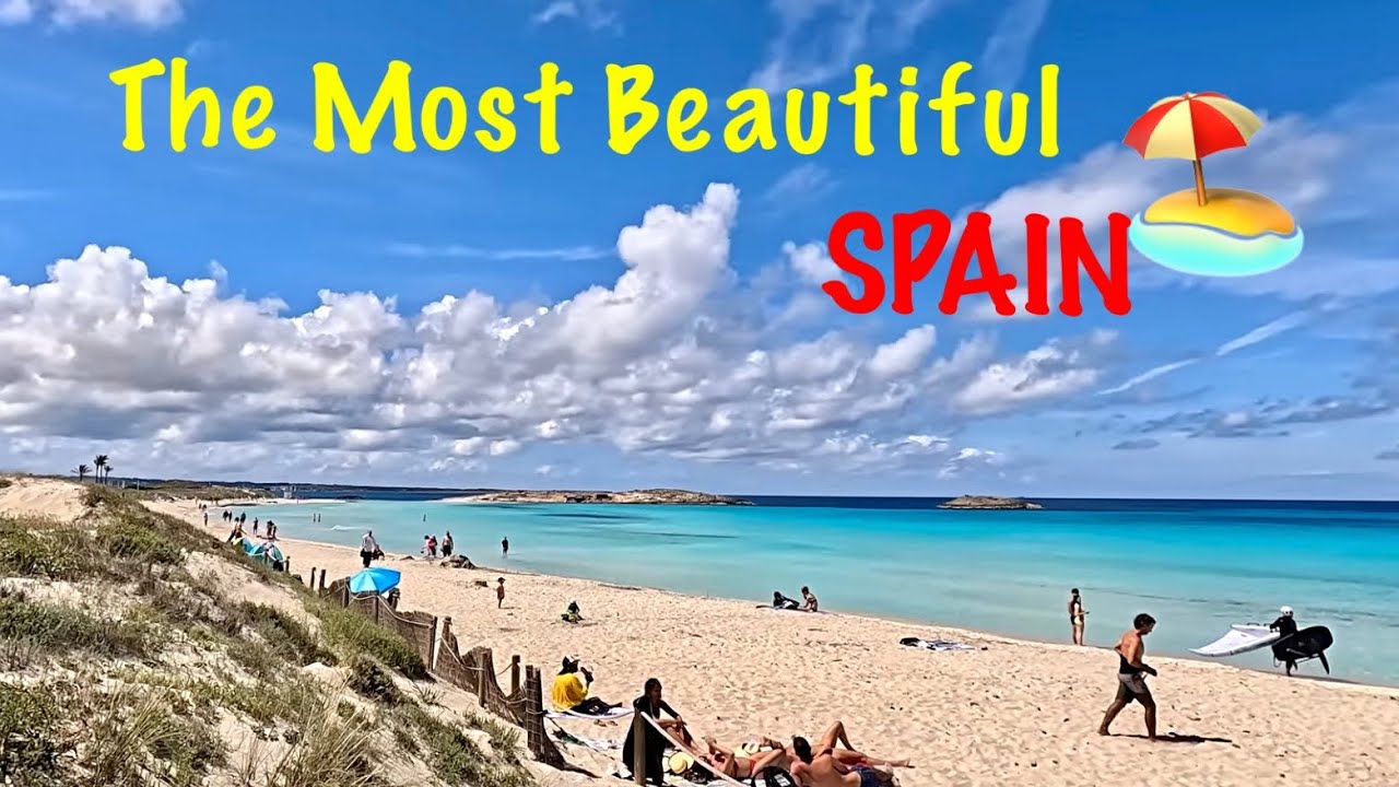 Ses Illetes Formentera - The Best Spain Beach 🏖 4K