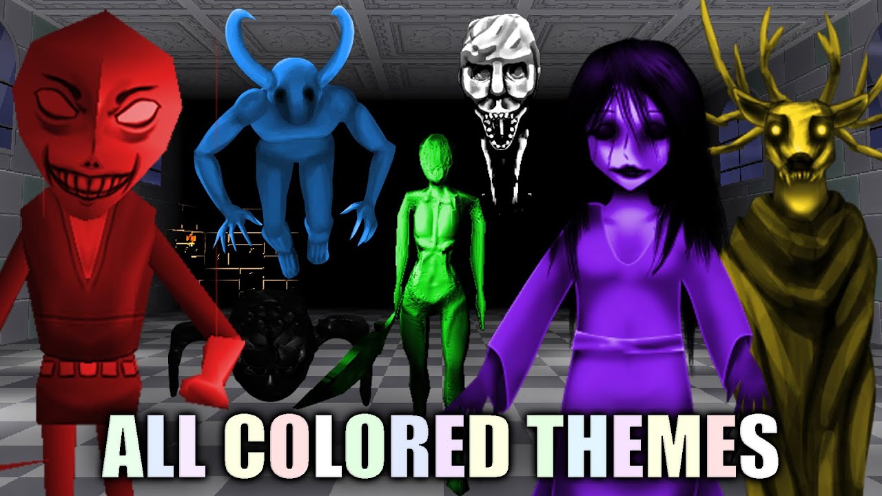 All Colored Specimen Themes in Spooky's House of Colors (Story Mode)