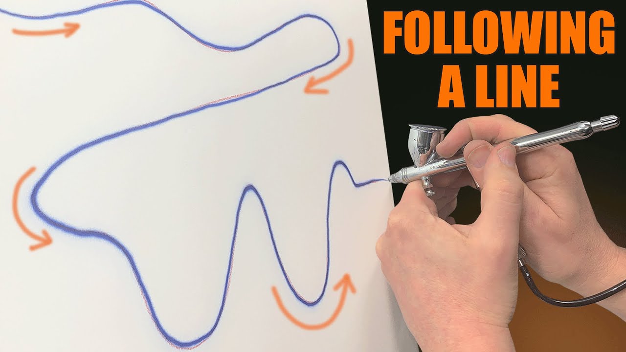 How to Airbrush a Line Easy Tips