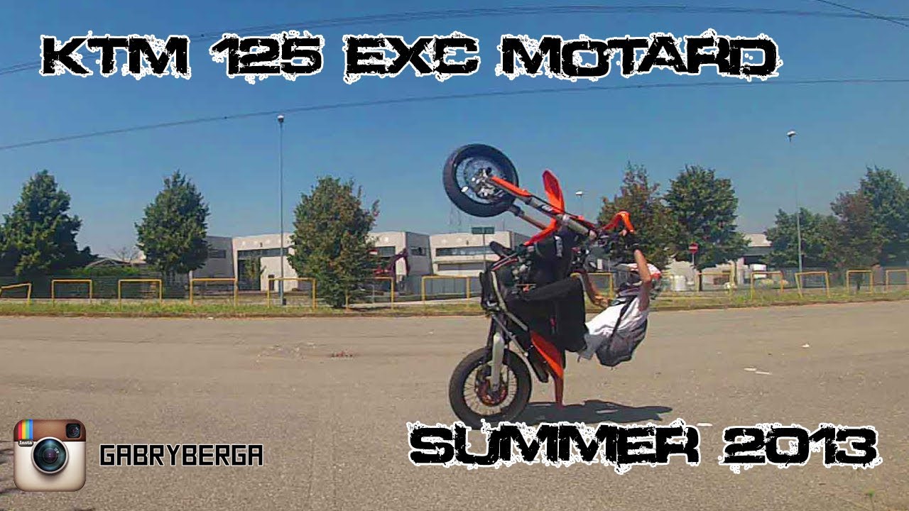 KTM 125 EXC Motard - Summer 2013