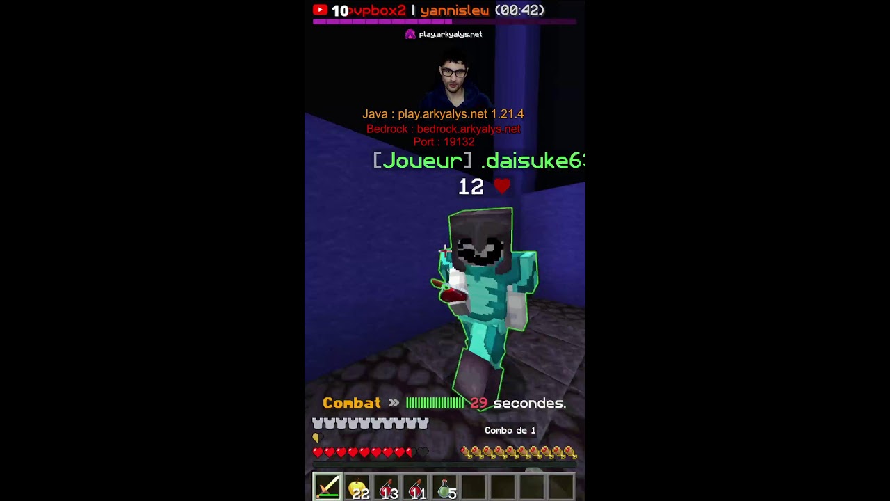OPEN DE MON SERVEUR MINECRAFT 🔥 ARKYALYS V1.5 PVP FACTION FARM2WIN 1.21.4