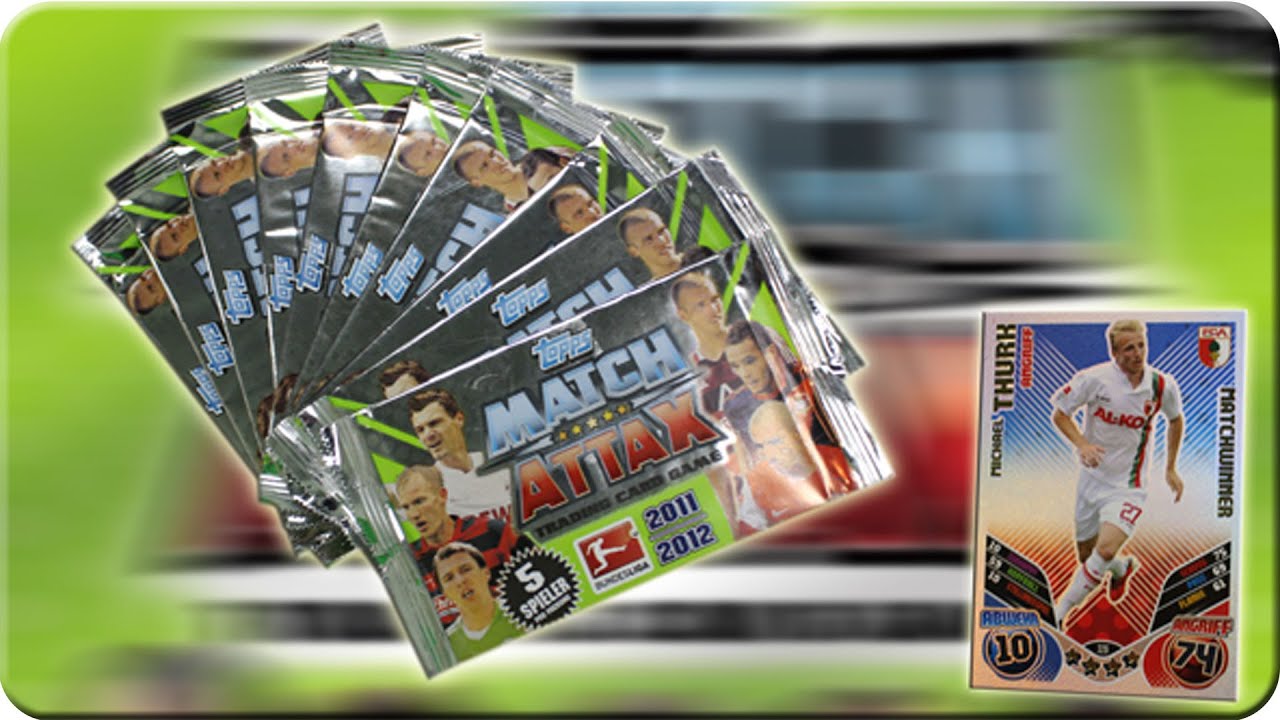 Match Attax 2011/2012 Unboxing 10 Booster