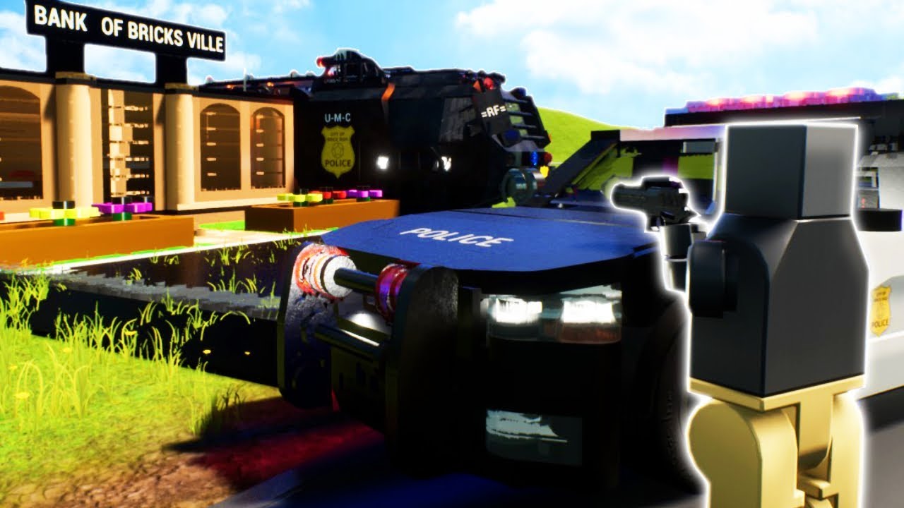 LEGO COPS AND ROBBERS! - Lego Brick Rigs Gameplay Roleplay - Lego Police Chase!