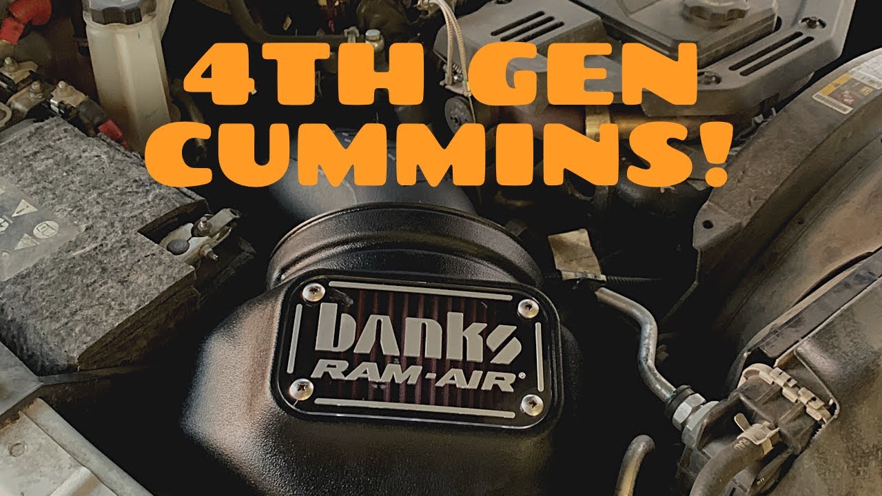Installing Banks Ram Air Intake system on a 4th gen Cummins. P/n 42255