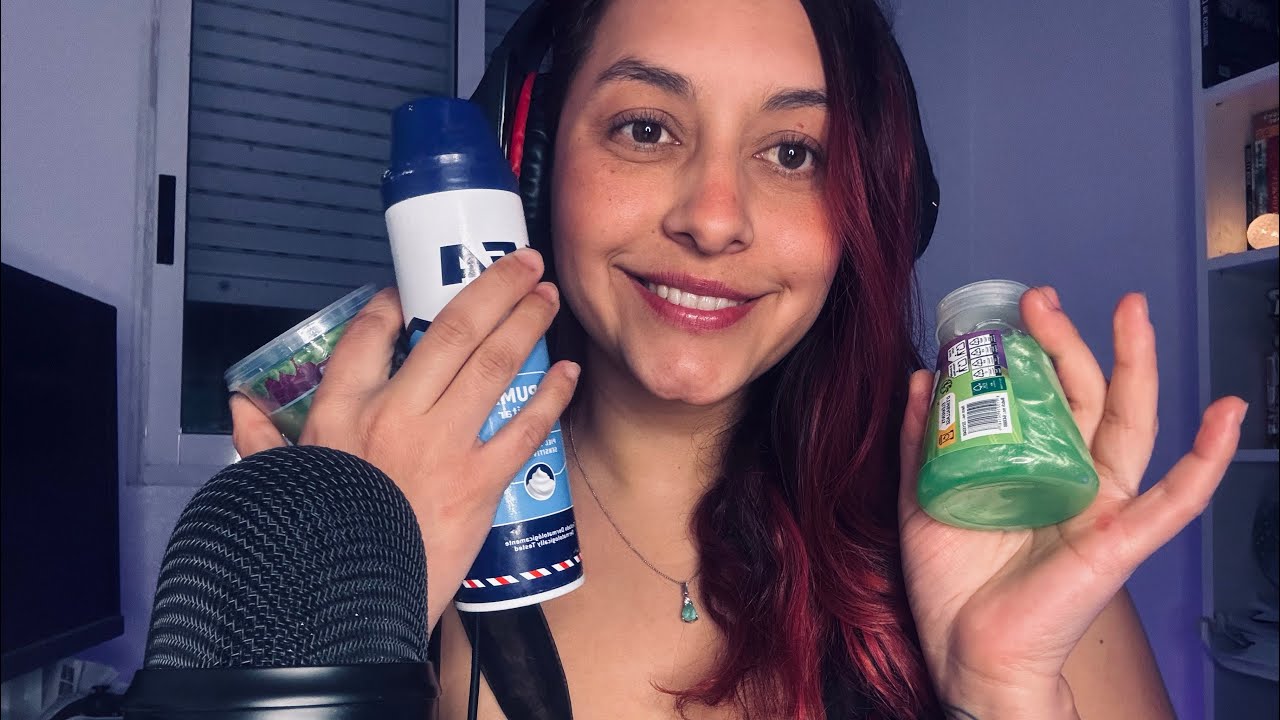 ASMR ✨SLIME + ESPUMA , PARA DORMIR PROFUNDAMENTE ✨♥️