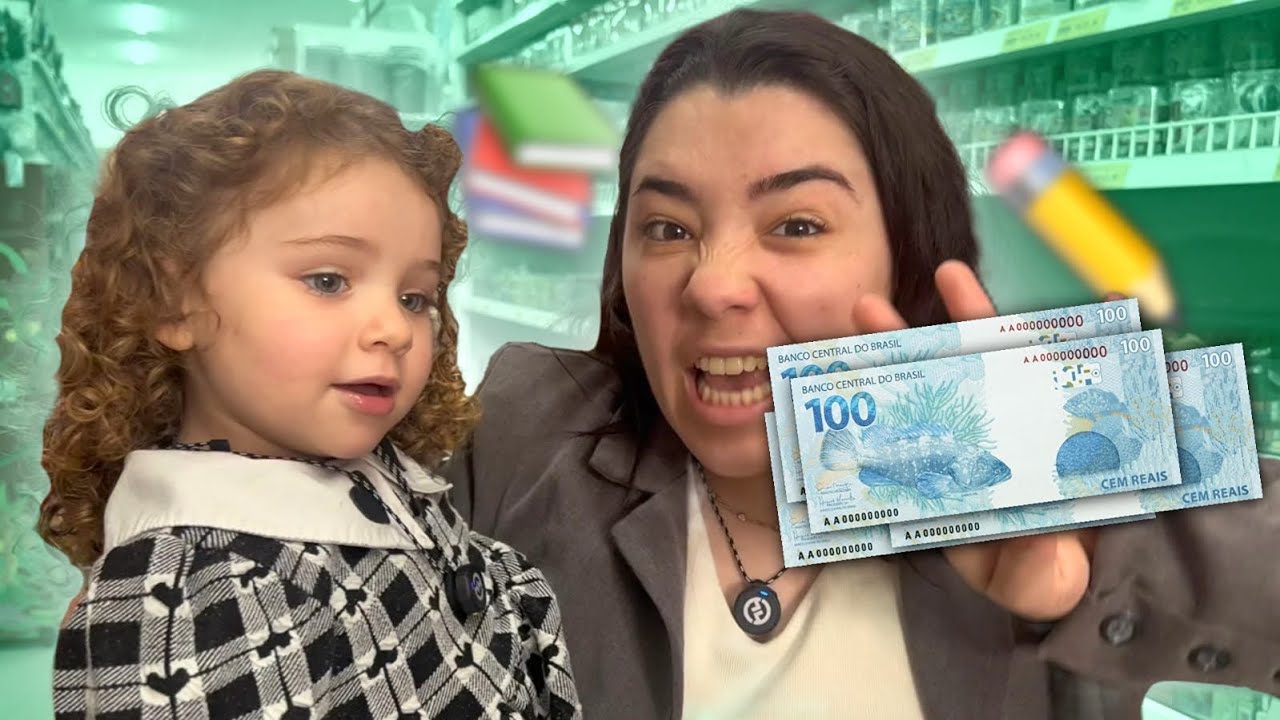 Desafio DO MATERIAL ESCOLAR DE 400 REAIS COM A DIVA