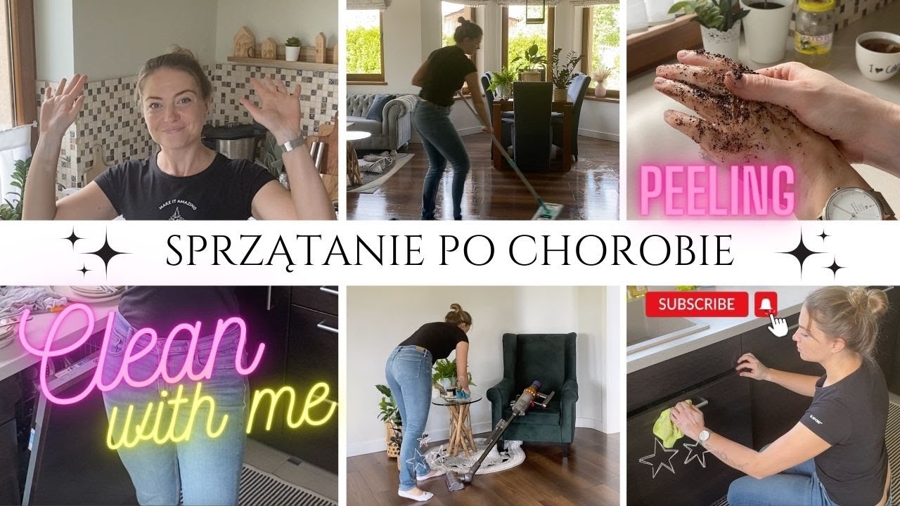 NEW 🌸 POSPRZĄTAJMY RAZEM PO CHOROBIE 🌿 DOMOWY PEELING 🫦 CLEAN WITH ME | KAWA NAJPIERW