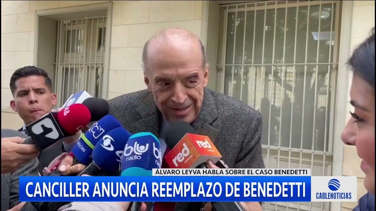 Canciller anuncia reemplazo de Benedetti en la embajada en Venezuela