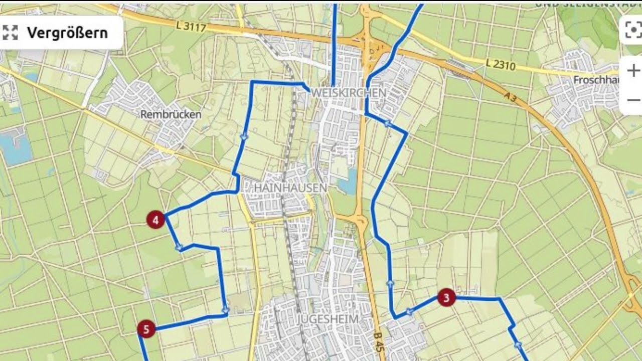 Rodgau Rundweg, Mit dem Fahrrad rund um Rodgau