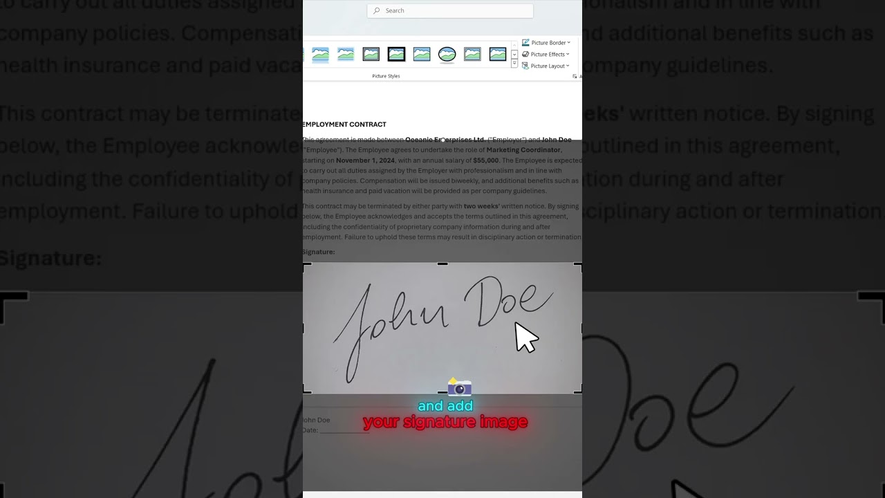 Jak wstawić podpis w programie Word