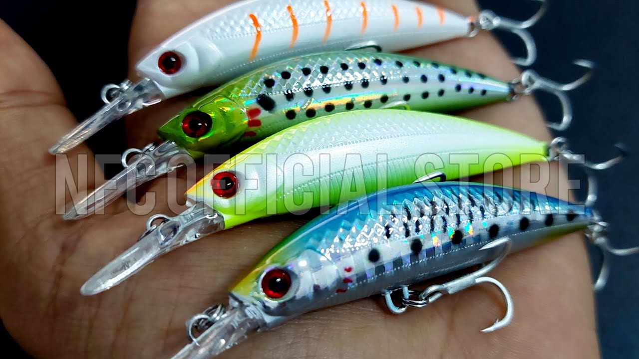 Lure Minnow Sinking 7cm 14gram Hook 4X STRONG Long Cast BEST KILLER ACTION