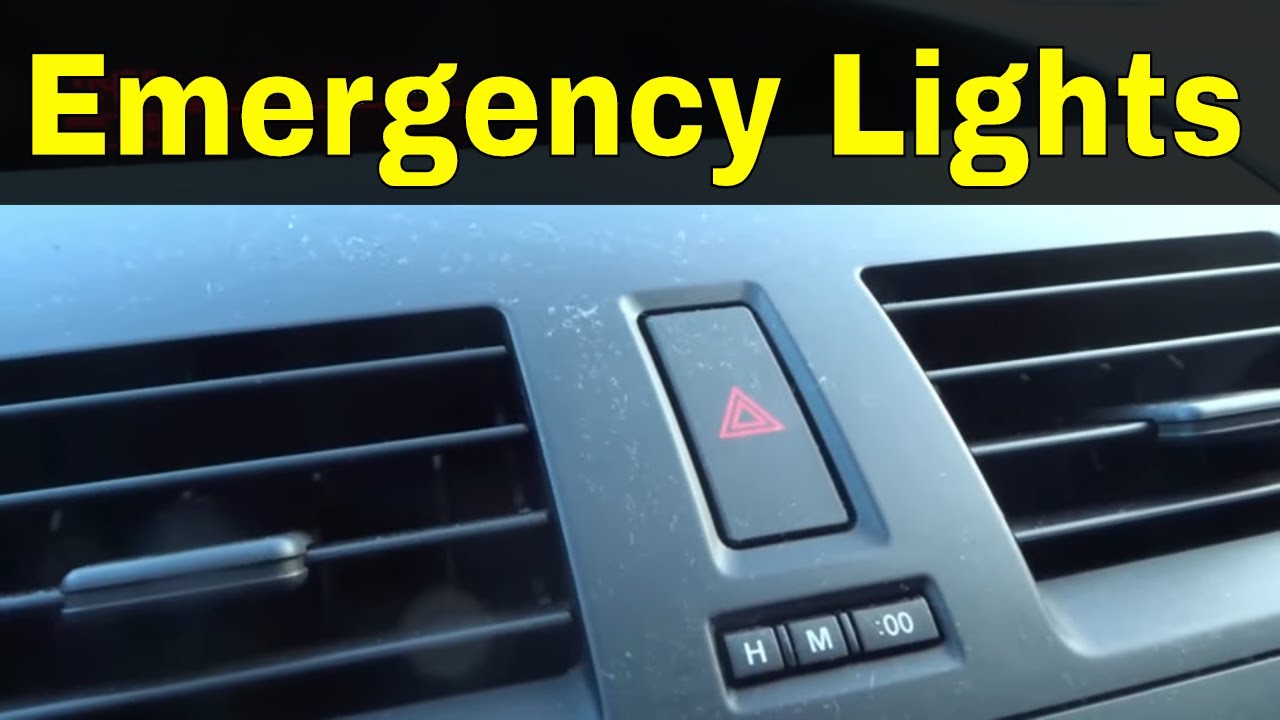 How To Use The Emergency Lights In Your Car-Driving Lesson