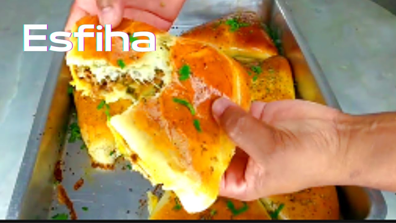 Como fazer esfiha de carne com queijo igual as de lanchonete