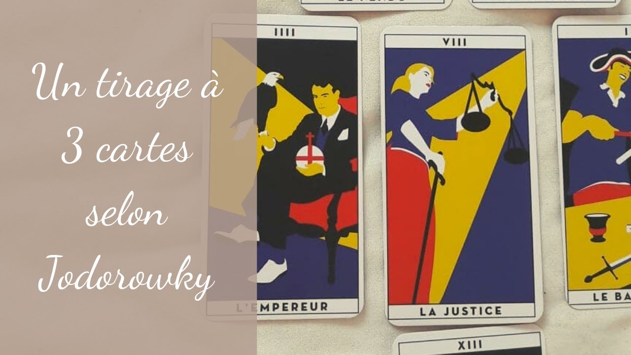 Un tirage à 3 cartes de tarot selon Jodorowsky