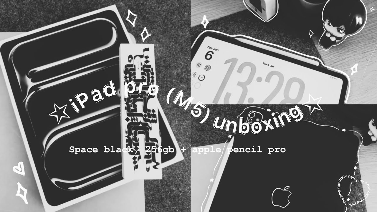 New Apple iPad Pro (M5) 13“ unboxing + Apple Pencil Pro — Part 1