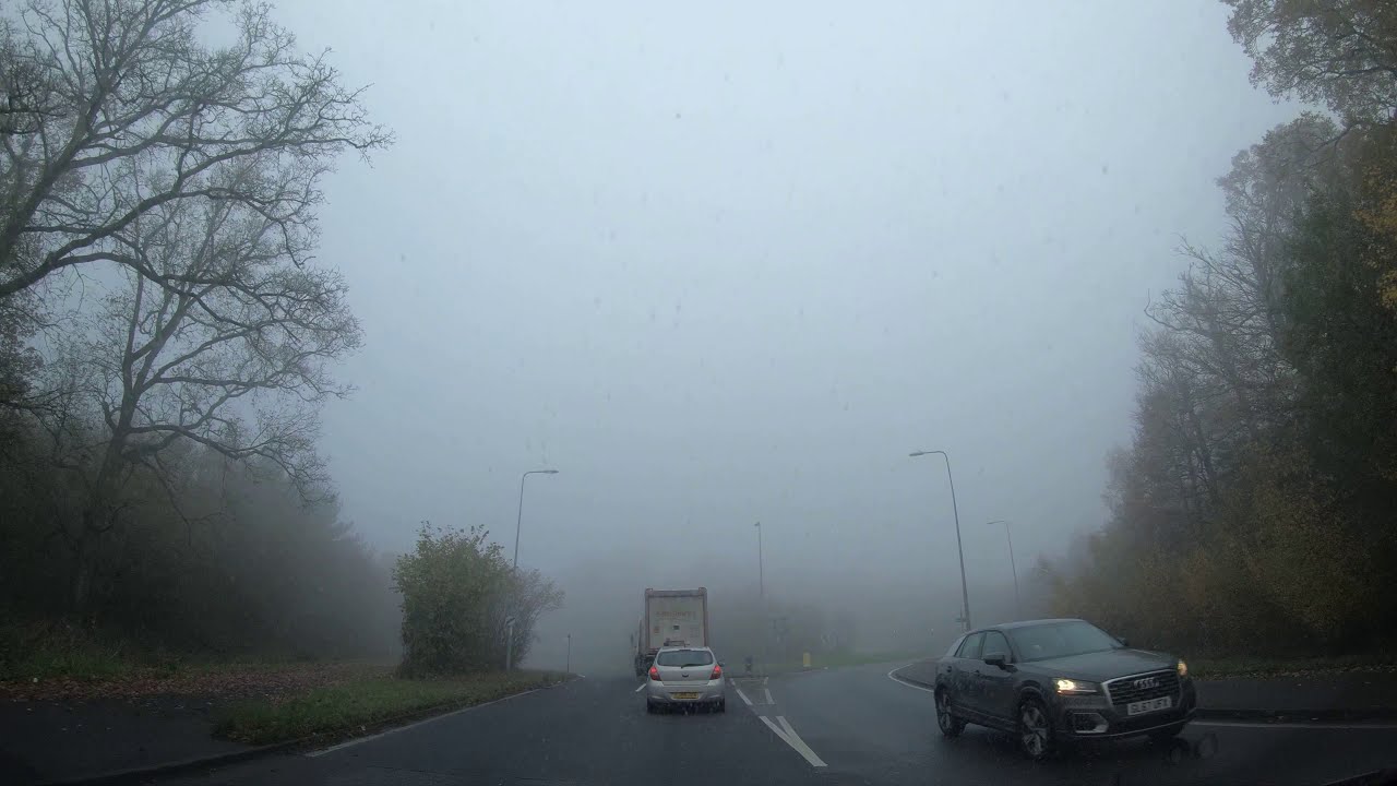 4K Drive through the English countryside with relaxing Music - From A21 Kilndown road junction