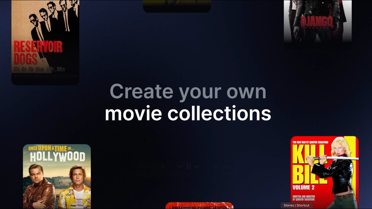 Create movie collections like playlists 🎬