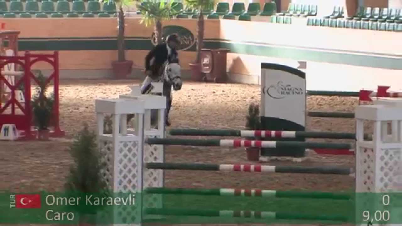 Sieger: jump off Final Youngster Tour 1.25m/1.35m - Karaevli Omer mit Caro...