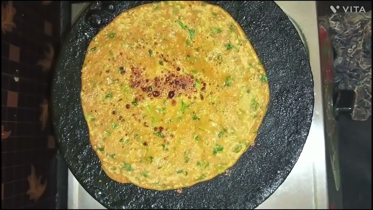 Palak chees paratha, simple & healthy recipe...😋🥬