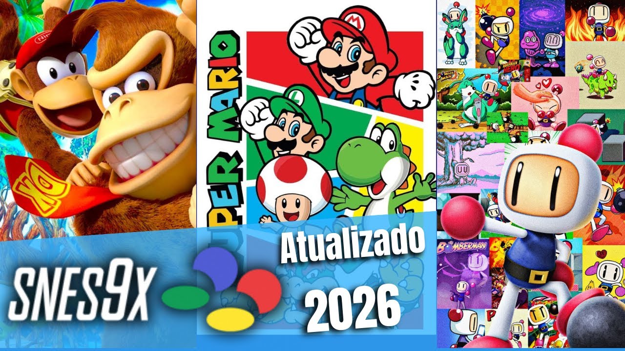Snes9x melhor emulador de Super Nintendo para PC atualizado 2026
