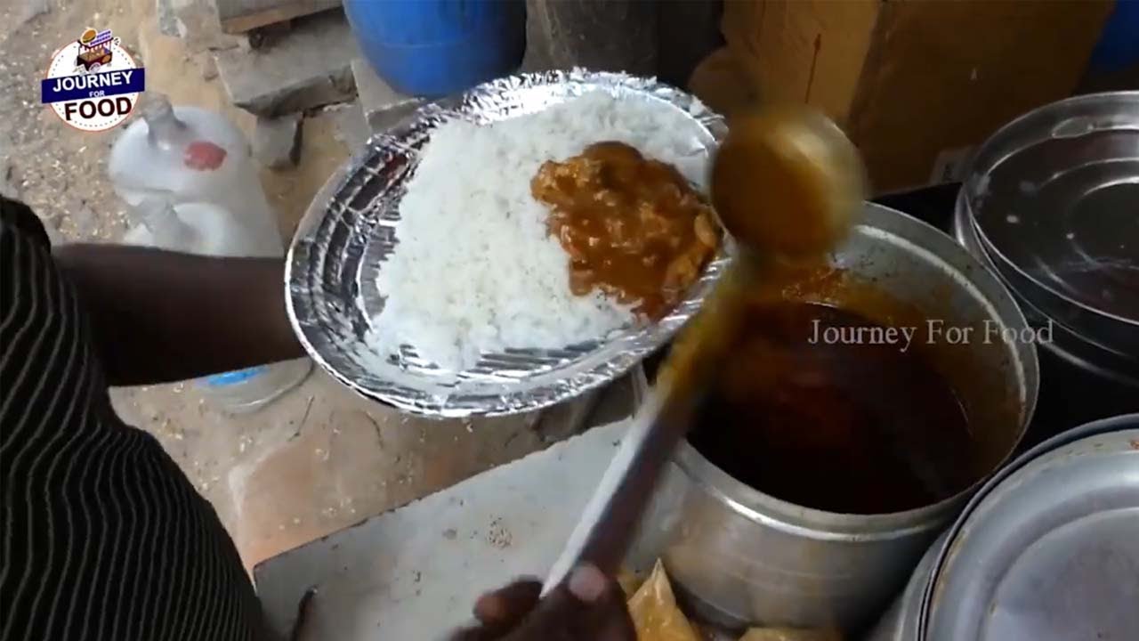 Cheapest RoadSide Unlimited Meals | Indian Street Food | #Journey for food  #Vegmeals #NonVegMeals