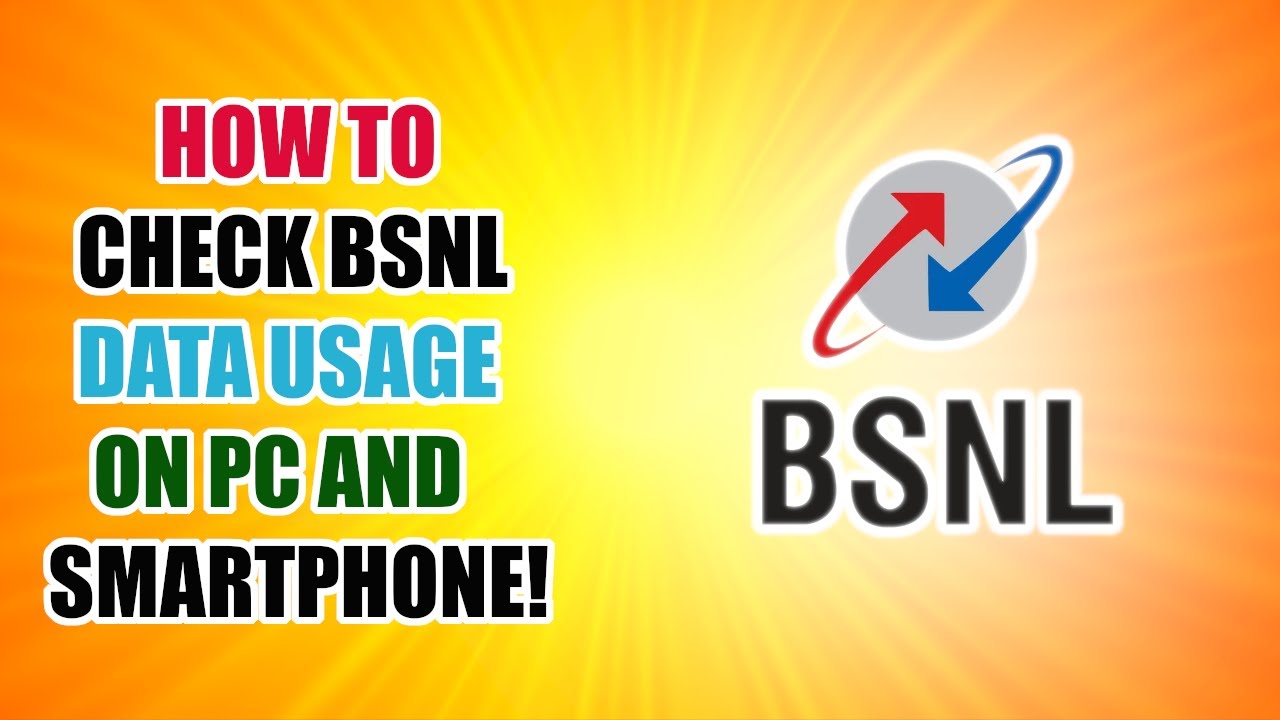 How to check data usage and bill payment for BSNL fibre on PC and smartphone | BSNL | FIBRE