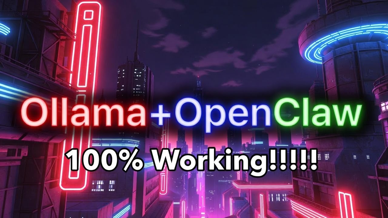 Ollama & OpenClaw FULLY WORKING! Nothing but pure local AI goodness!!