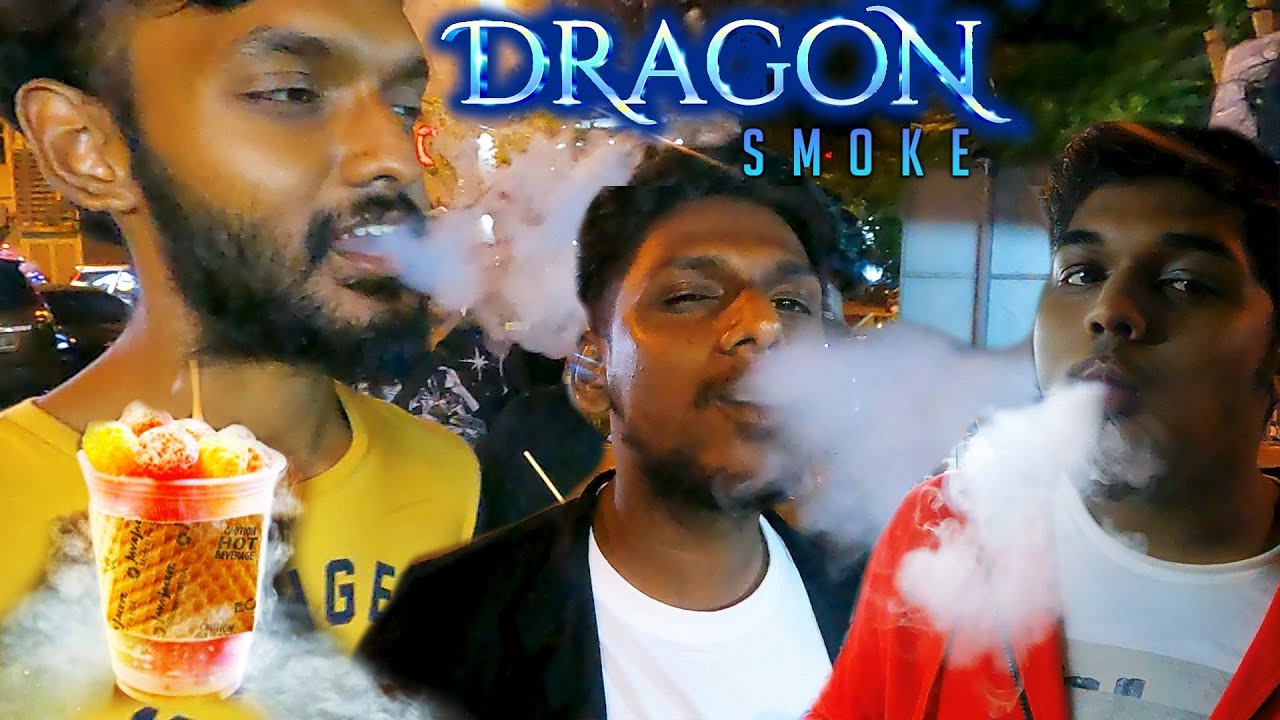 DRAGON SMOKE || Night Street Vlog || i-City Park Shah Alam || Prem Karlin & Team