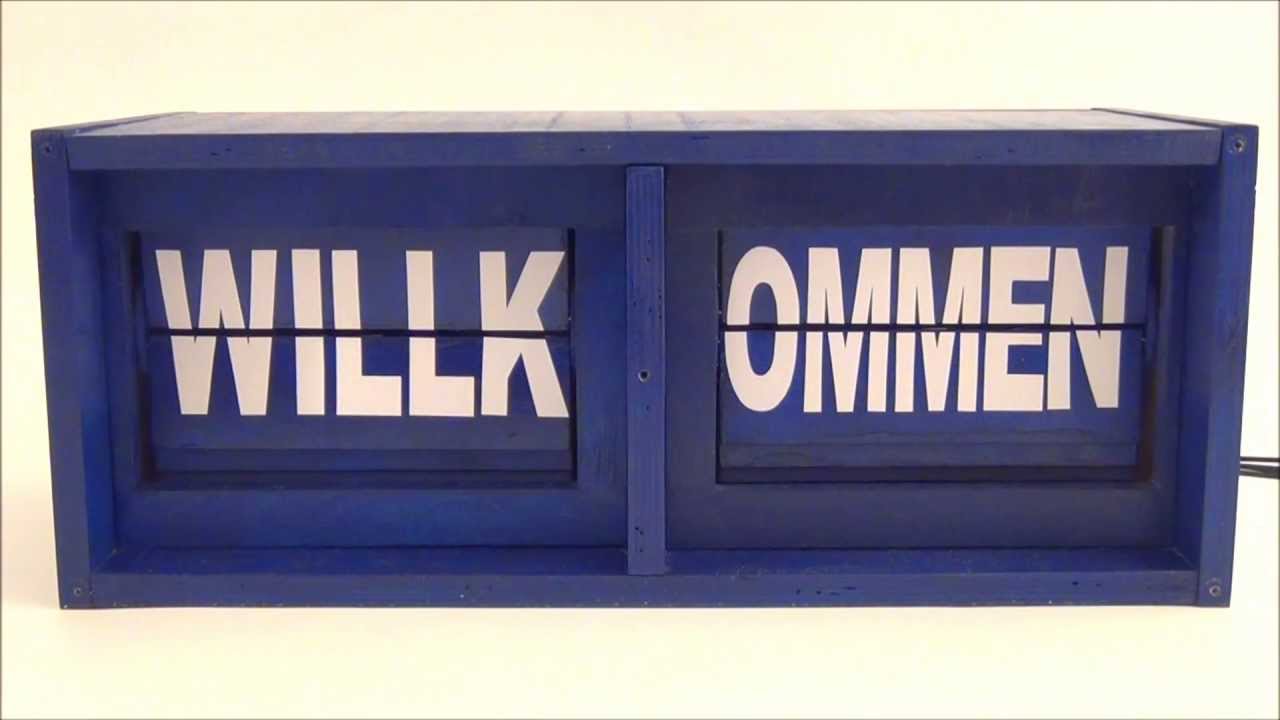 Fallblattanzeige / Split Flap Display