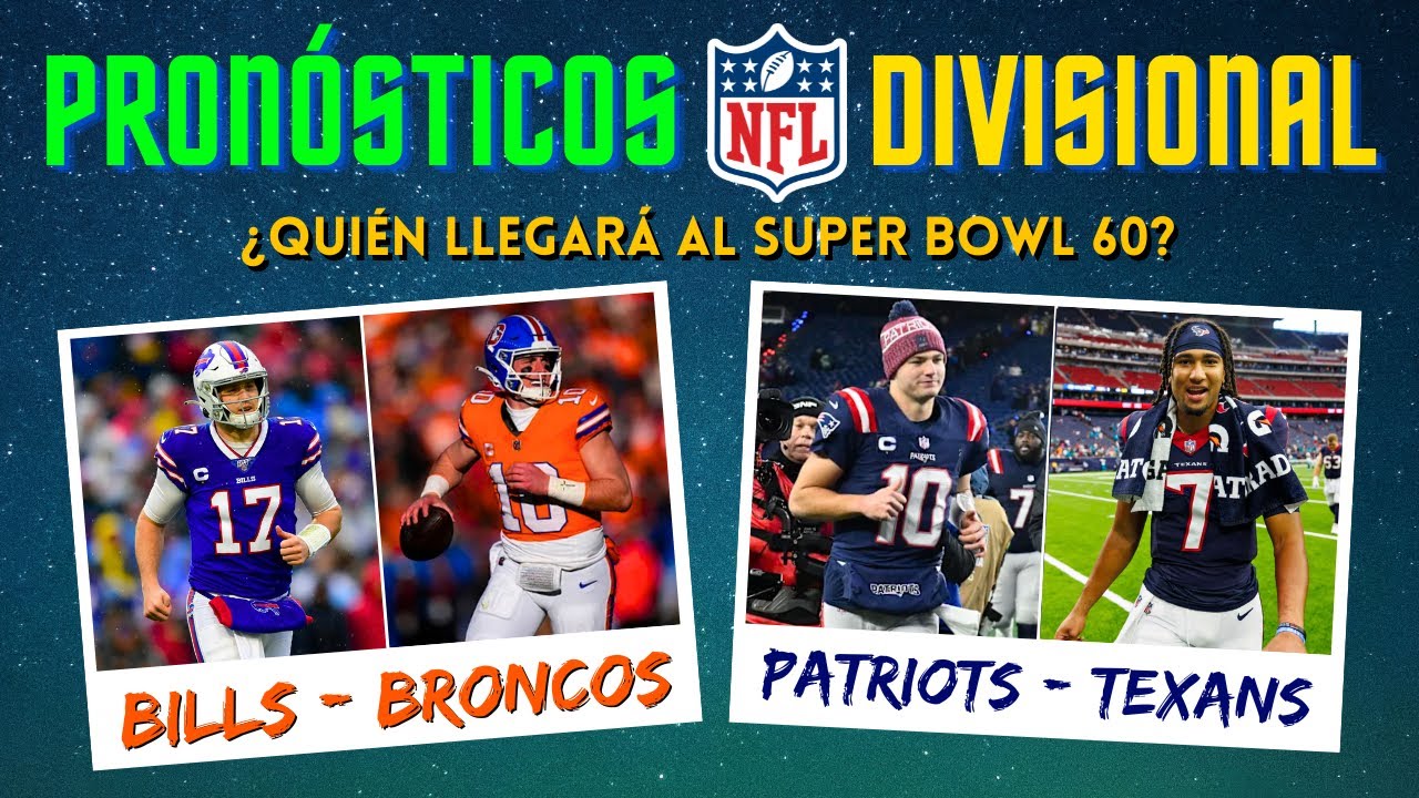 Pron&oacute;sticos RONDA DIVISIONAL | PLAYOFFS NFL 2026