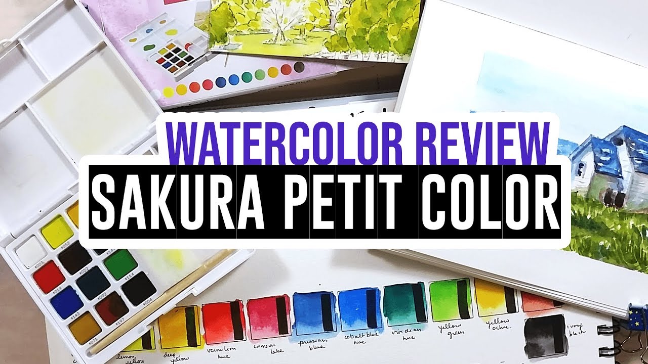Review & demo - Sakura Koi/Petit Color 12 colors set