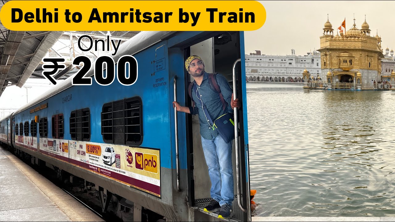Train to Golden Temple | New Delhi to Amritsar in 12497 Shan E Punjab Express | 2S journey Vlog