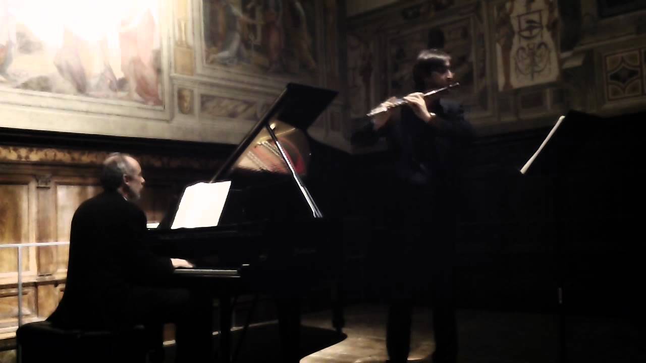 Edward Elgar: Salut d'Amour for flute and piano. Sergio Zampetti, flute - Claudio Zampetti, piano