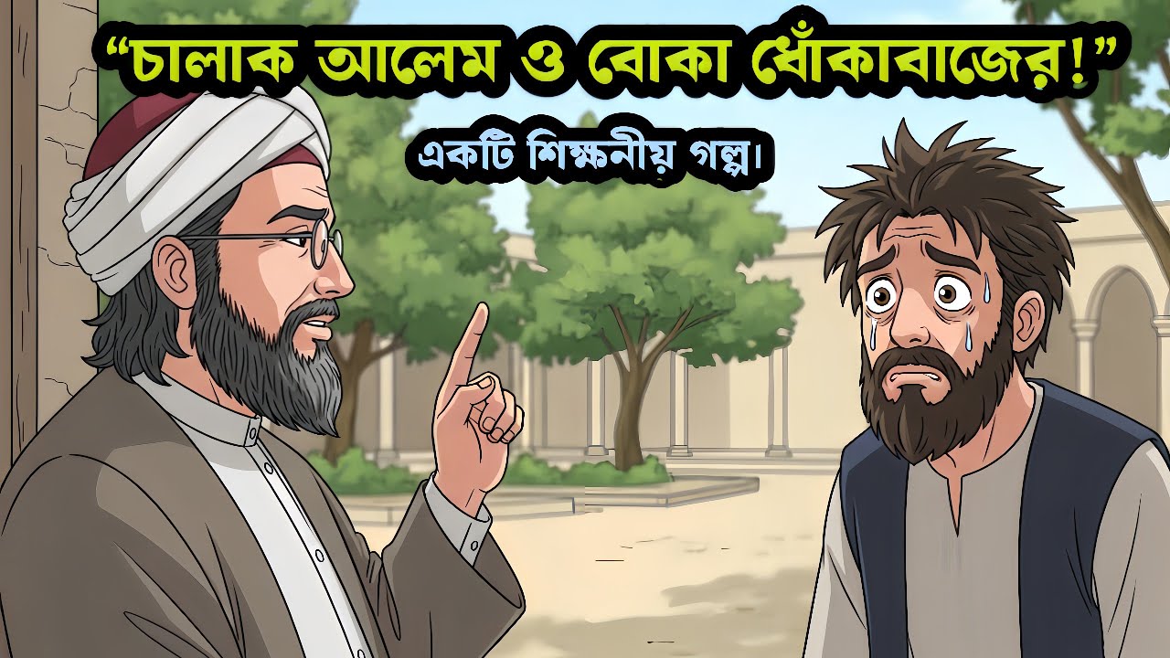 চালাক আলেম ও বোকা ধোঁকাবাজের মজার গল্প!| শিক্ষণীয় কাহিনী।ইসলামিক গল্প | Islamic Bangla Golpo