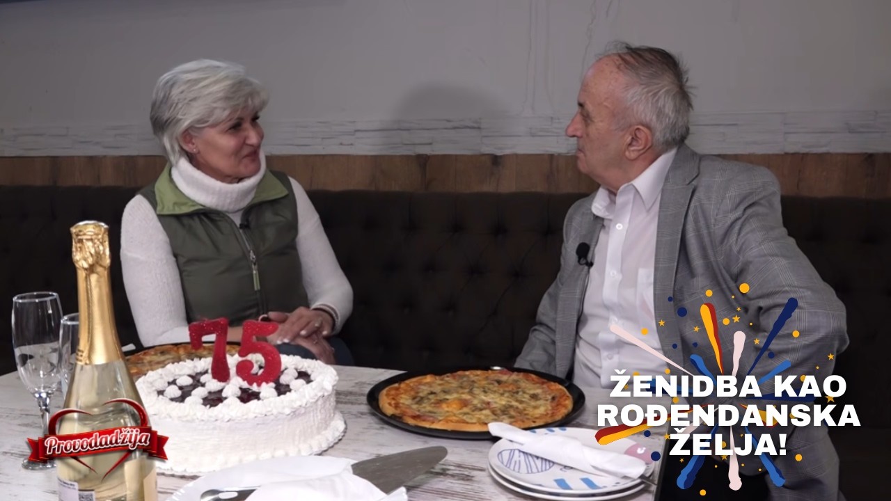 PROVODADŽIJA - Mladozenja za svoj rodjendan odlucio da se zeni - Torta, pica i sampanjac!