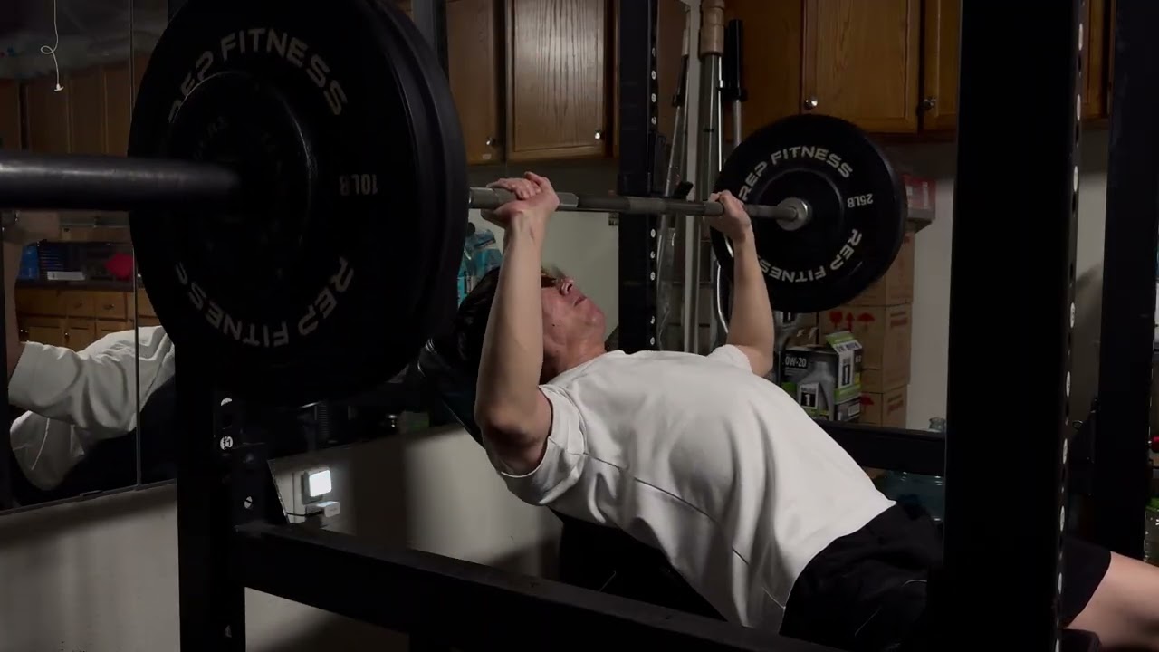 Clean Deadlift, Bench, and Pullups.