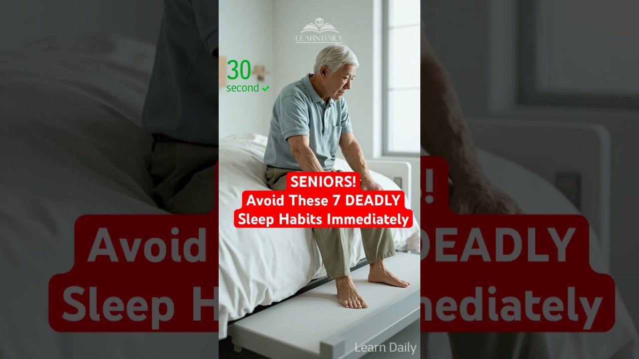SENIORS! Avoid These 7 DEADLY Sleep Habits Immediately! | Learn Daily