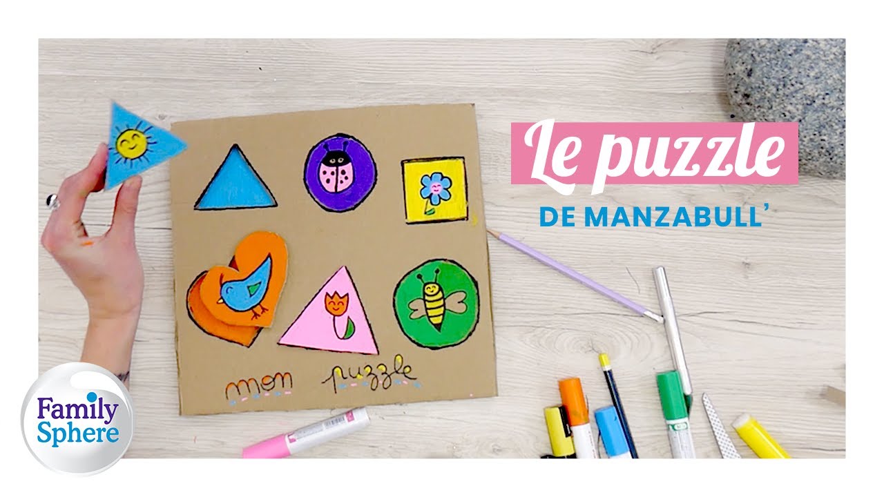 Activit&eacute; &agrave; r&eacute;aliser avec les enfants - Le puzzle de Manzabull' 🧩