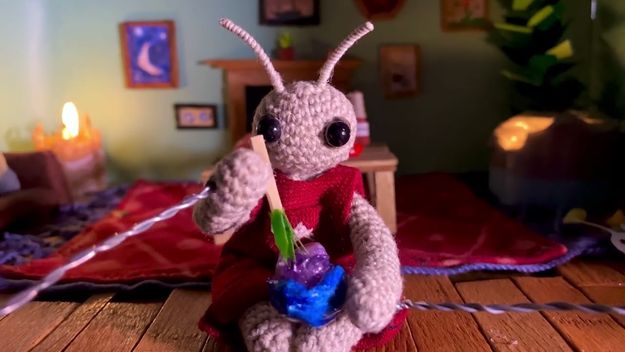beetle friend does your forest makeup ASMR 🎀🪲