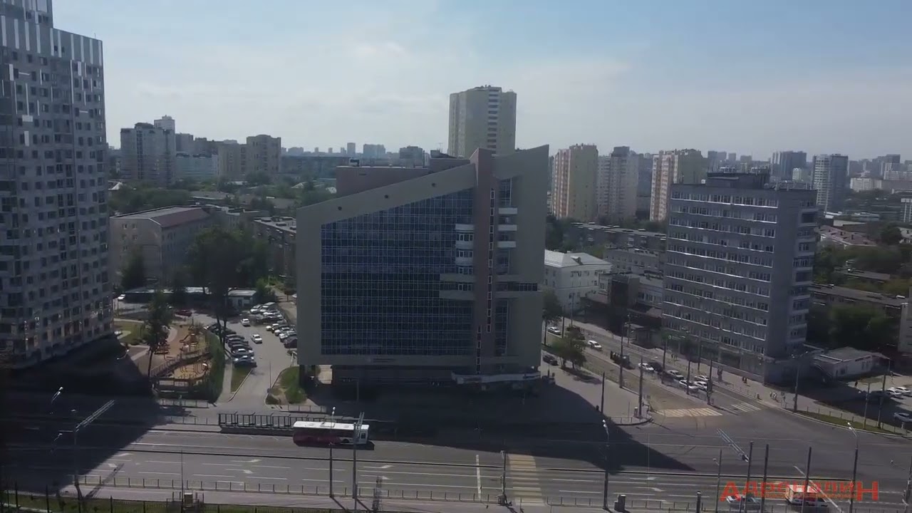 Центр Перми из  птичьего глаза