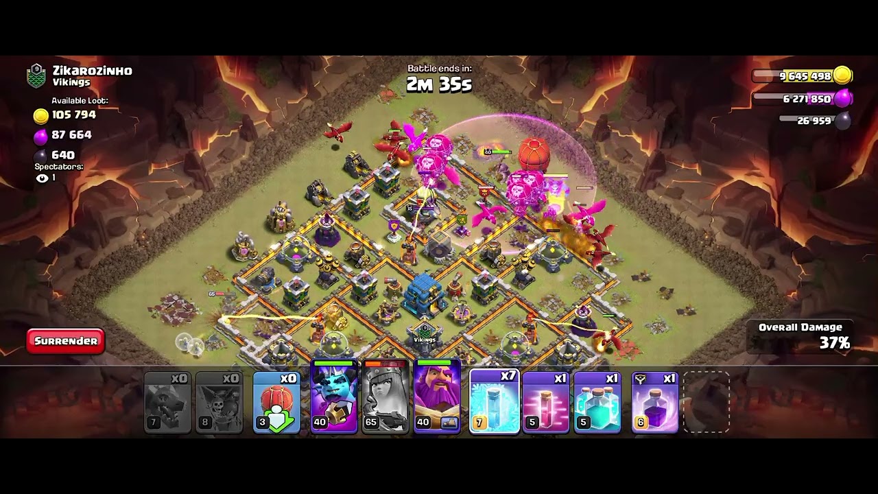 #coc...th 12..check my war attack today...forgot to take cc troops