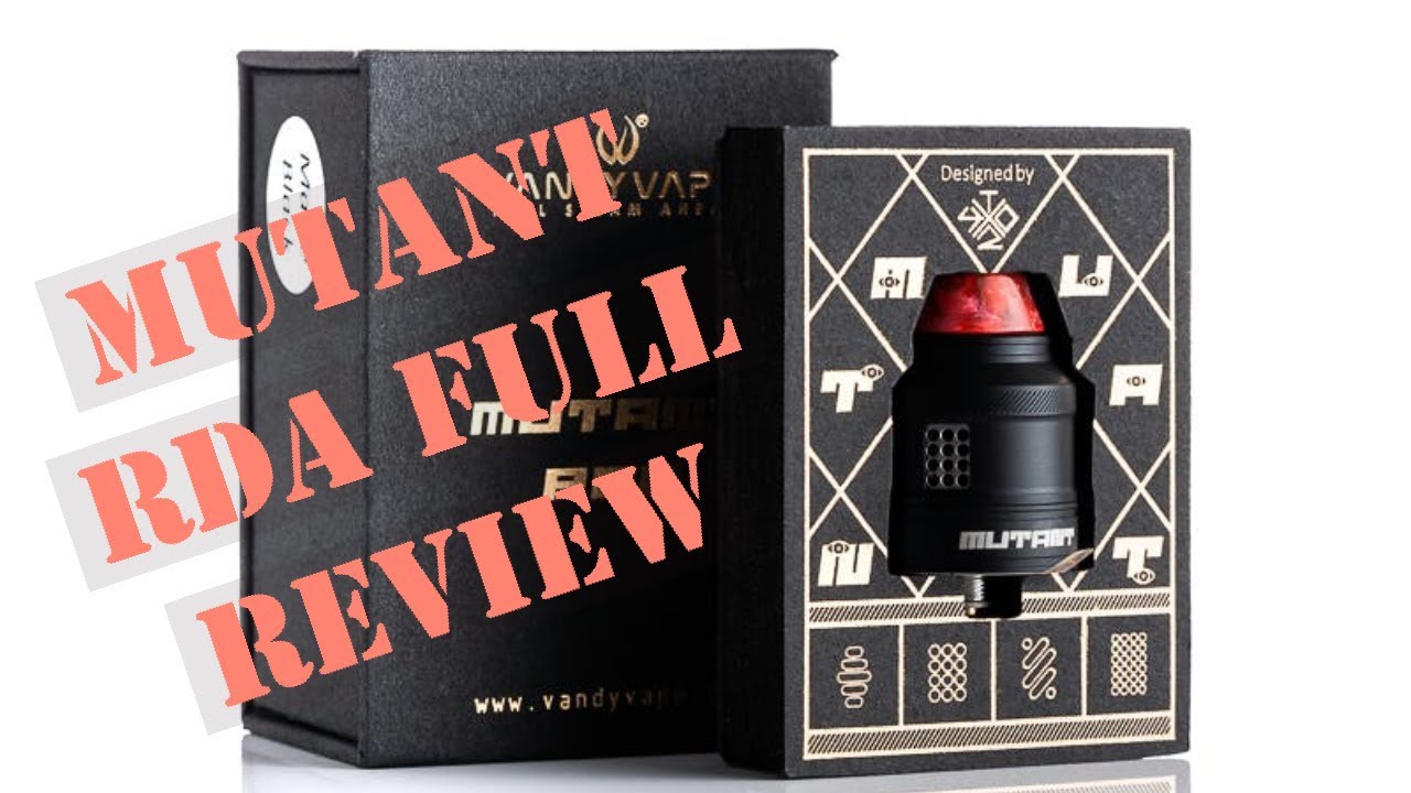 Vandy vape Mutant RDA by vaping with twisted 420 - Vertical King?
