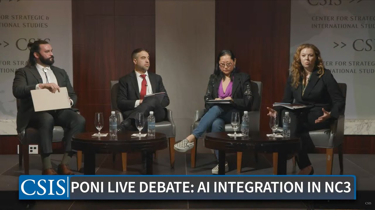 PONI Live Debate: AI Integration in NC3