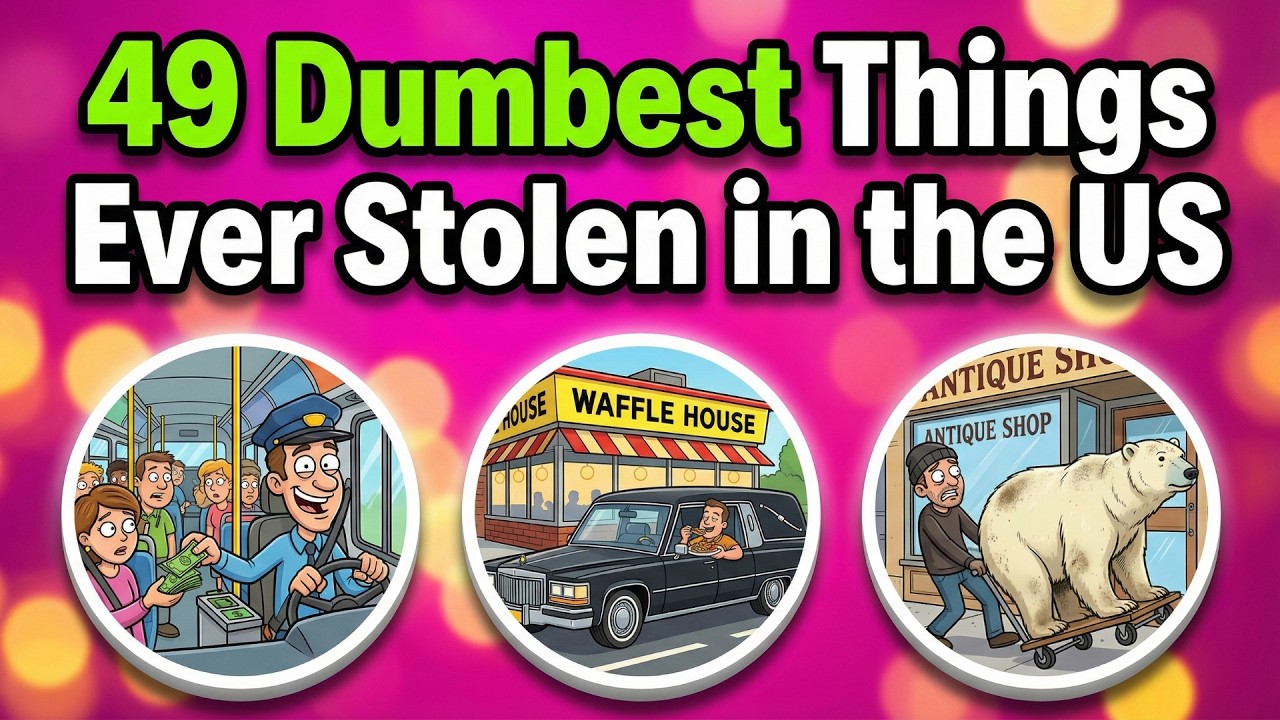 49 Dumbest Things Ever Stolen in the US